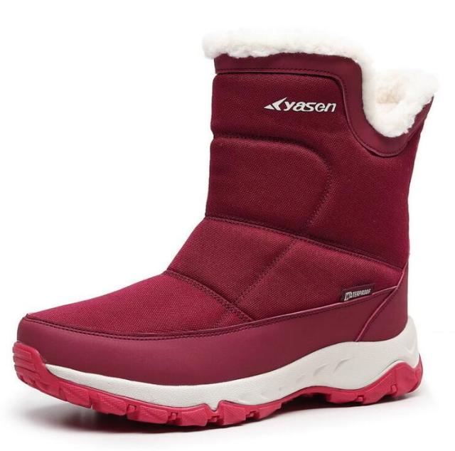 Women Winter Boots New Plush Women 'S Short Boots Woman Snow Boots Zipper Waterproof Non -Slip Warm Women 'S Winter Shoes