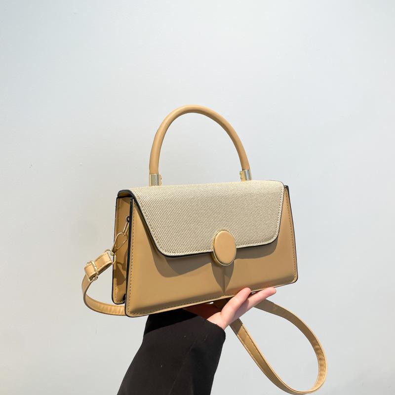 

Нишевая дизайнерская сумка высокого класса, свежая и красивая летом, с простым и ценным характером, на плечо, мессенджер. хаки