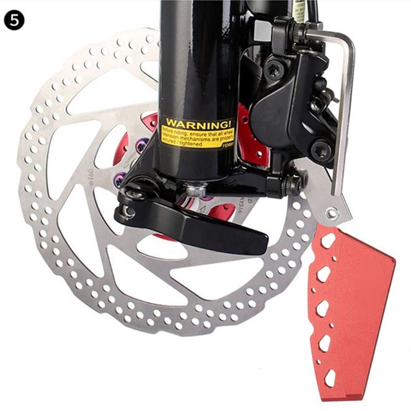 Bicycless Brake Adjustment Pad Bike Disc Brake Pad Adjusting Tool Bike Disc Alignment Tool Bicycles Brake Adjuster