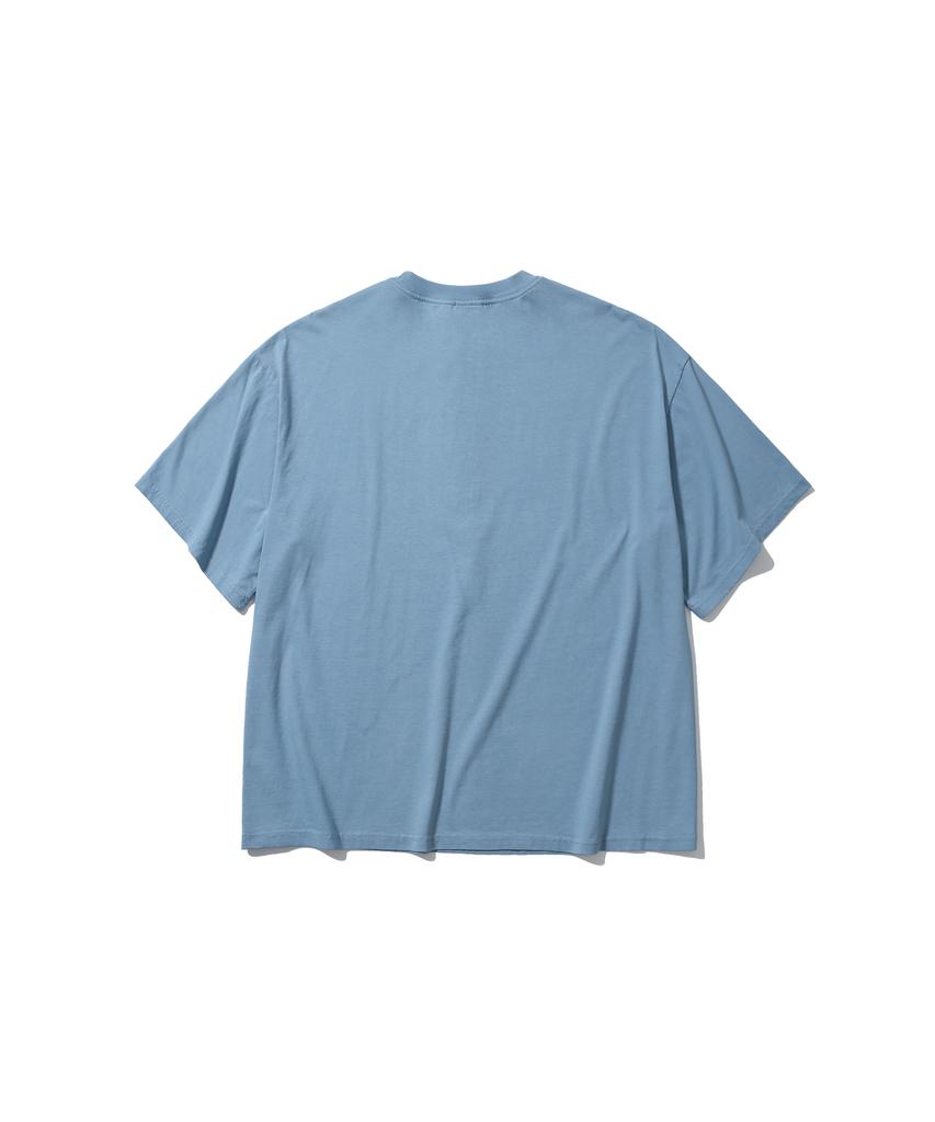 ANGLAN [3Rd ] Slogan Graphic Tee “Whatwewear” - Blue
