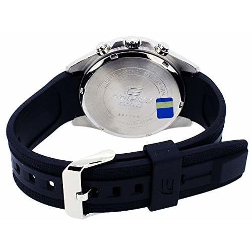 Casio Edifice EFV-550P-1AVUDF Men's Watch with 100m Water Resistance Chronograph and 13x13cm Microfiber Cloth
