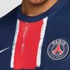 Nike Short Sleeve Tee Paris Saint Germain 2024 25 Stadium Home Dry Fit Soccer Replica Jersey Fn8795 411 S2405
