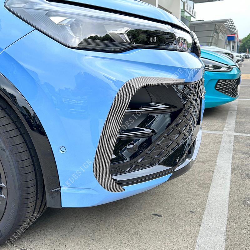 Spoiler Paraurti Anteriore Auto Griglia Fendinebbia Rivestimento Lama Vento Per VW TIGUAN MK3 Rline 2024+ 2 Pezzi Rivestimento ABS Kit Carrozzeria Accessori Tuning