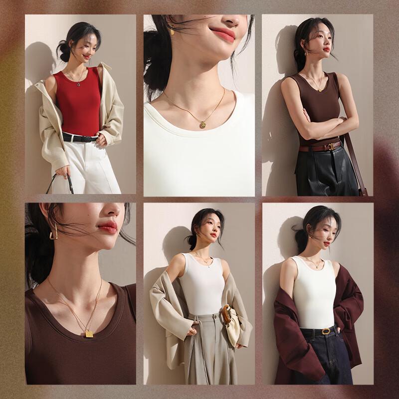 Maoren Women's Slim Fit Sleeveless Vest