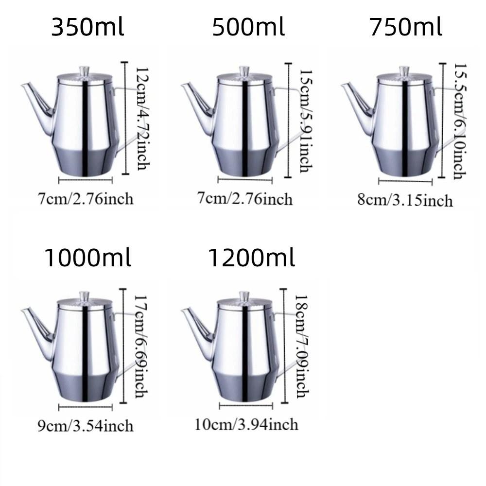 Thickened Vinegar Dispenser Leak-Proof Seasoning Jars Oil Can Stainless Steel Oil Bottle Kitchen