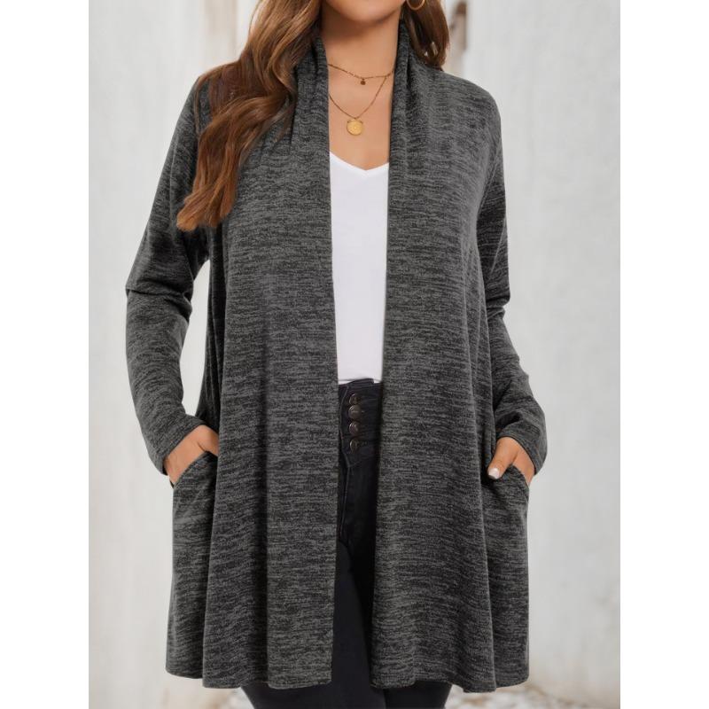 Women S Loose Lightweight Long Sleeve Cardigan With Pockets