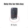 For VW Zinc Alloy Leather Car Key Case Protection Cover Shell Fob for VW Volkswagen Golf 7 MK7 Tiguan MK2 T-roc T-cross Access