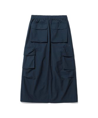 Nice Ghost Club Cotton Washed Parachute Skirt_Navy(Ng2Dffpa91A)