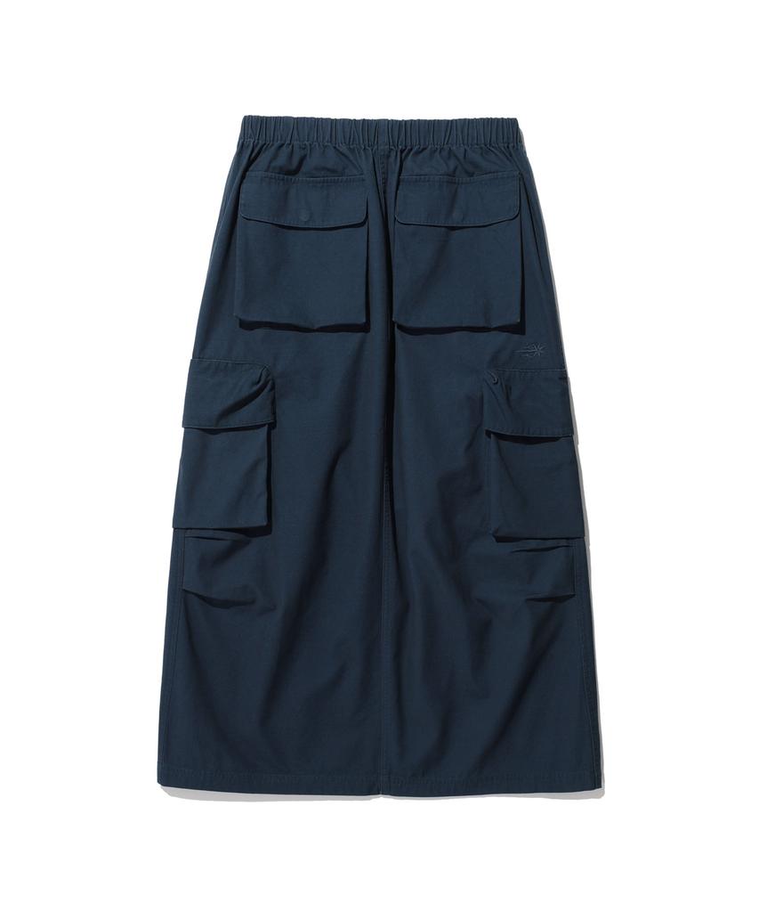 Nice Ghost Club Cotton Washed Parachute Skirt_Navy(Ng2Dffpa91A)