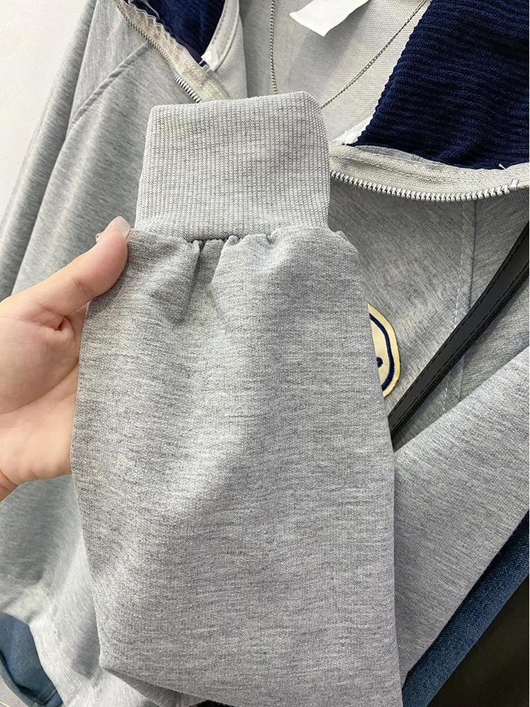 Extra Large American Retro Women's Sweatshirt: Spring/Autumn 2025 Thin & Lazy Style