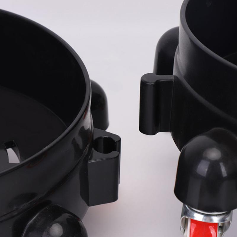 Rollhocker mit 360° Drehung, Eimerroller, abnehmbarer Wagen mit Rädern, Ablagefach, hochbelastbare Autowaschwerkzeuge und Zubehör