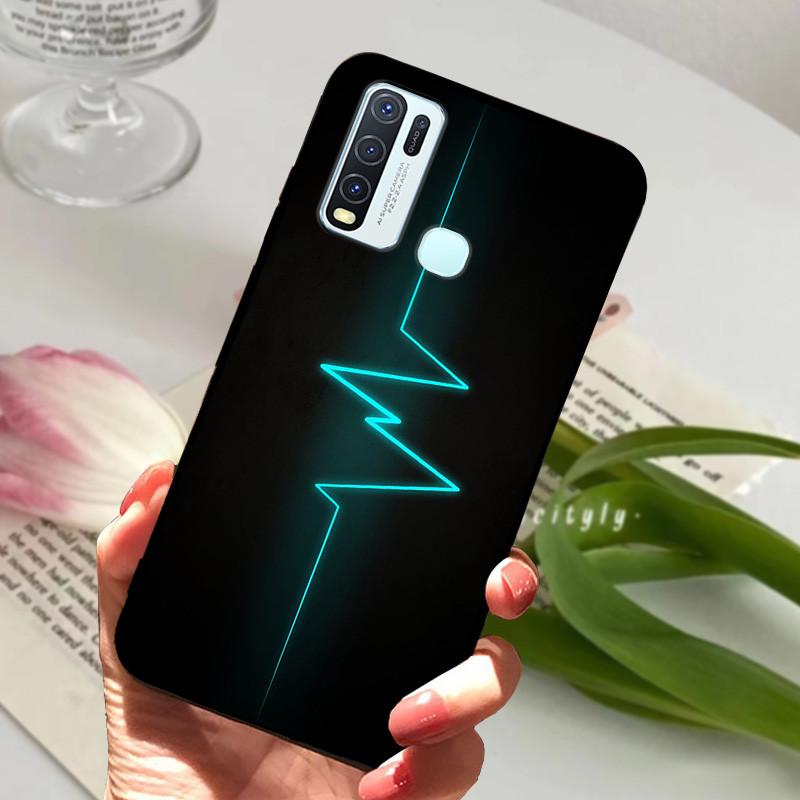 Pro Vivo Y30 1938 Y50 1935 Pouzdro zvířecí Silikonové Měkké TPU Zadní kryty Pro Vivo Y 30 50 Y30 2020 Pouzdro Ochranné Kreslené Funda