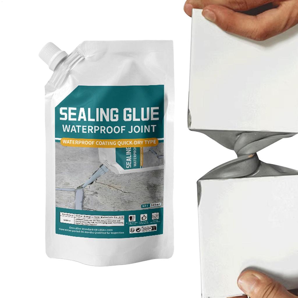 500ml Concrete Crack Filler Sealant Waterproof Quick-Drying Adhesive For Garage Floor Kitchen Leak Repair For Corners