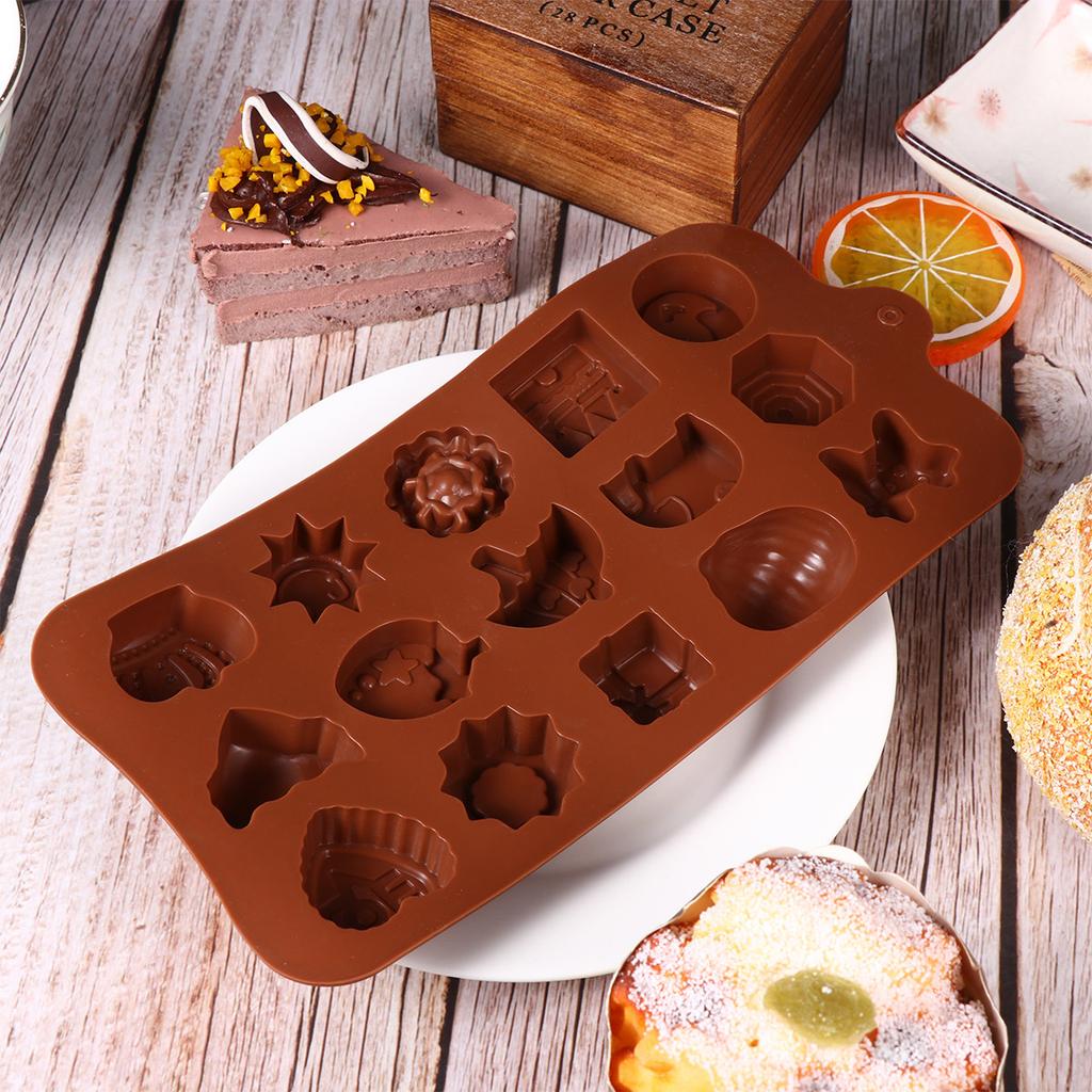 2Pcs Creative Silicone Baking Molds Set Non-Stick Chocolate Fondant Cake Candy DIY Molds for Home Professional Use