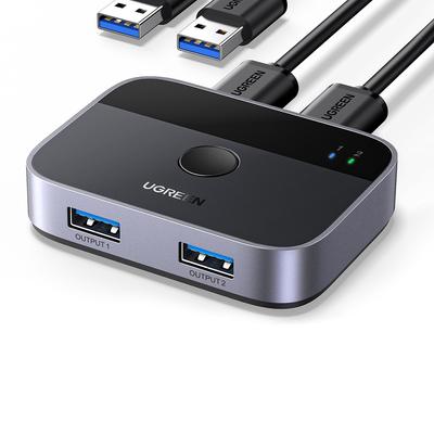 2in1 Adapter 2x USBA 30 Input 2x USBA Output Gray