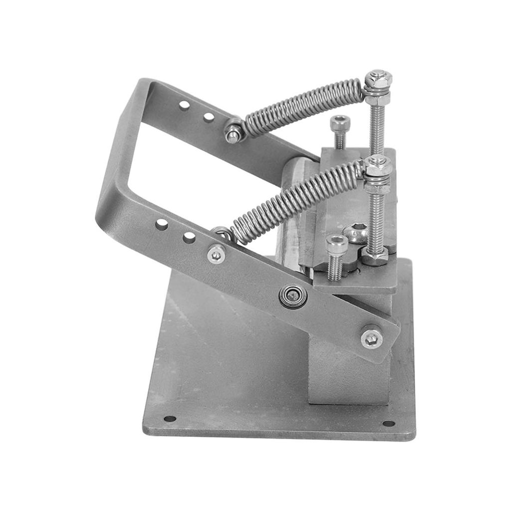 Manuell Lærskrellingsmaskin DIY Lettvekt Rustfritt Stål Nøyaktig Skjæring Lærspalter