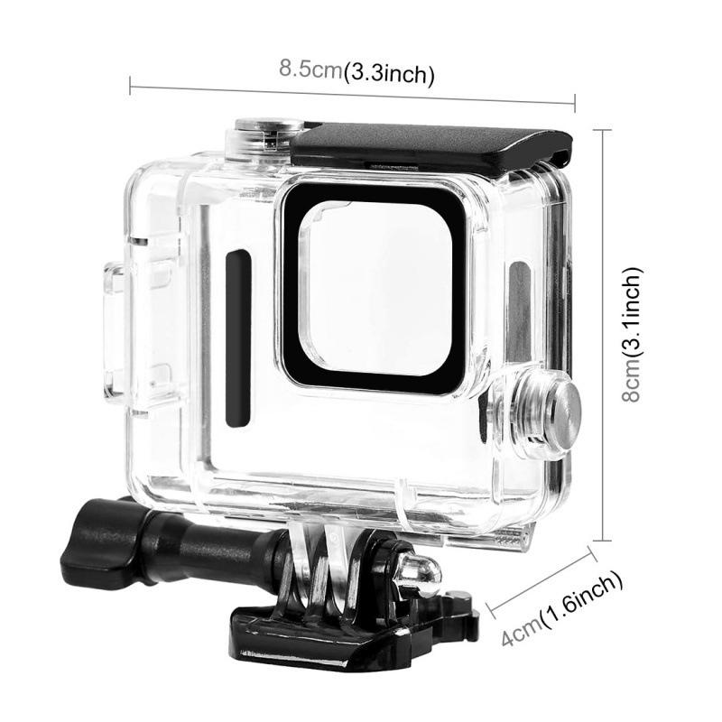 Fat Cow GoPro HERO 4K Sports Camera Waterproof Case - 60M Diving Protection, High Transparency