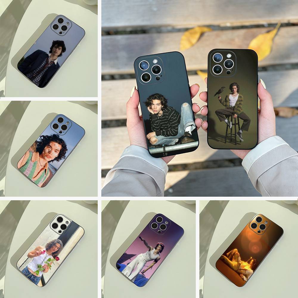 Popular Young Singer C-Conan-G- Gray Phone Case For iPhone 17,16,15,14,13,12,11 Pro Max,16Plus,XS Soft Black Cover
