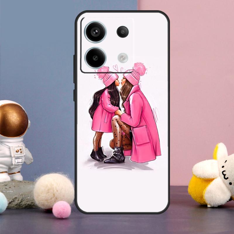 Baby Mom Daughter Girl Son Dad Case For Xiaomi Redmi Note 15 Pro Plus 10 11 12 13 14 Pro Redmi 15 15C 14C 10C 12C 13C Cover