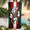South Sydney Rabbitohs Fashion Beach Towel Portable Soft Quick Dry Towel For Swimming Camping Holiday Use