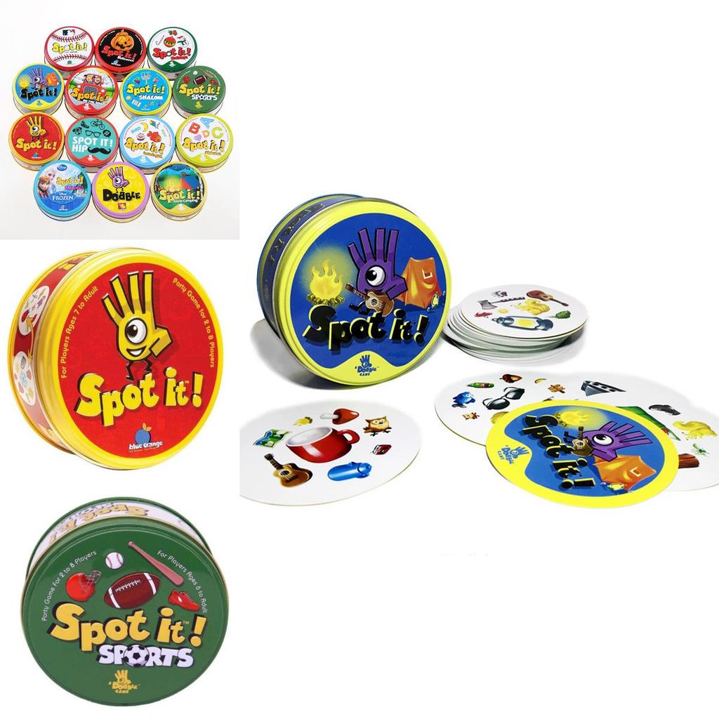Dobble Spot It Spielkarten für fesselnden Familienspaß und schnelle visuelle Herausforderungen