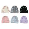 Handmade Winter Beanie Hat with Bowknot Decor Hat Adult Skiing Shopping Hat