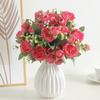 1Pcs Rose Artificial Flowers Bouquet 30CM Fake Flower For Home Decor Wedding Marriage Decorations Ornaments Craft Gift Accessory