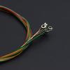 6PCS Professional Electric Guitar Strings Acoustic Guitar Accessories Music Performances Strings Stainless Steel Texture