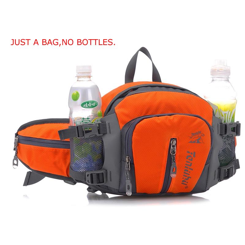 Tanluhu 322 Wasserdichte Sporttasche Herren Damen Wandern Radfahren Laufen Flaschenhalter Schulter Crossbody Rucksack Handtasche Hüfttasche orange
