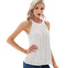 Summer New Sleeveless Loose Sequin Women Shirts Fashion Solid Halter Elegant Party Casual Blouse Women Tops Street Slim Fit Simple Ladies Shirt 26586