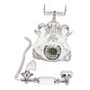 Retro Landline Phone with LCD Display Old Fashioned Antique Vintage Telephone with Push Button for