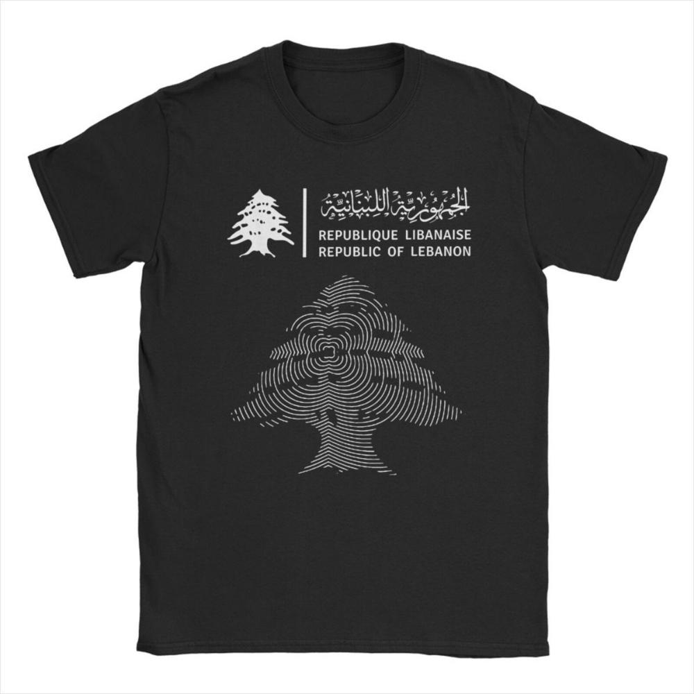 Lebanese Lebanon Passport Flag Washed T Shirt Streetwear Hip Hop Novelty TShirts Tees Unisex Women Travel Daily Fashion Streetwear