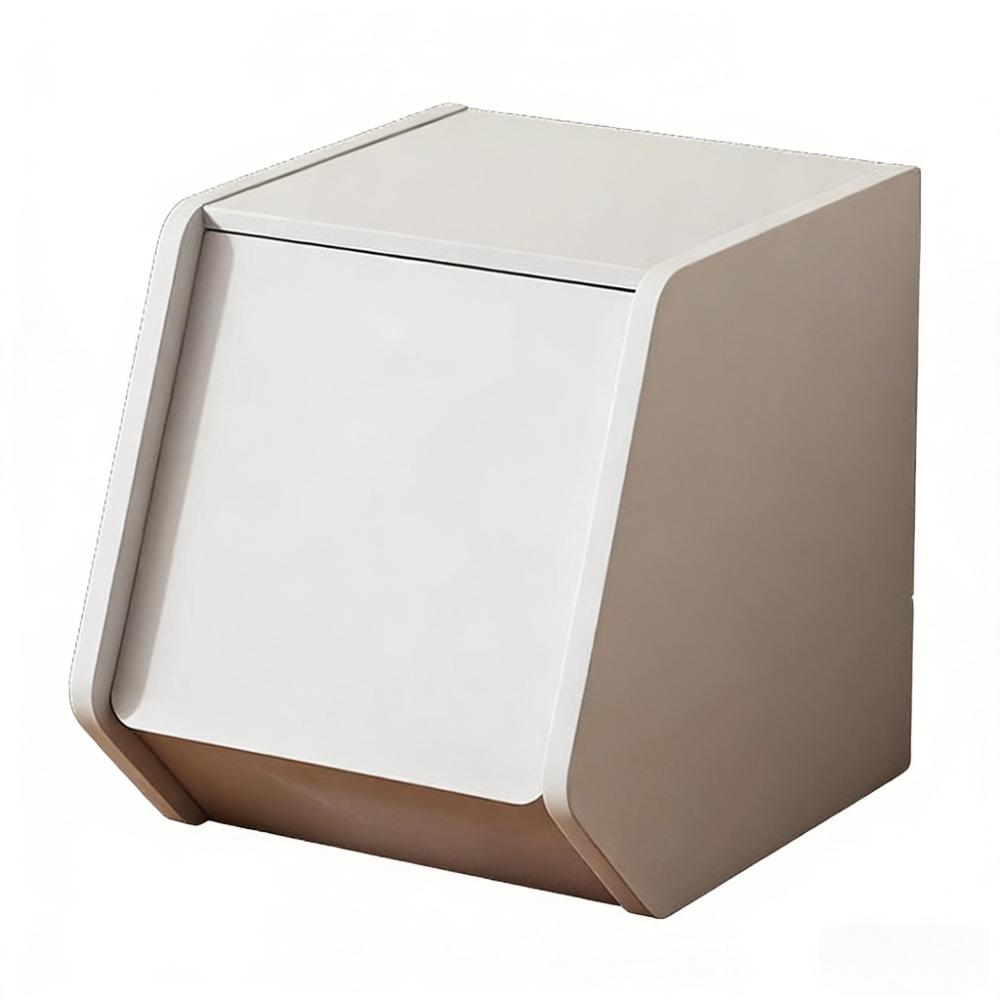 Display Cabinet Storage Bookcase Toy Storage Box Bedside Cabinet Household Doors Durable Organization Solution for Home Office