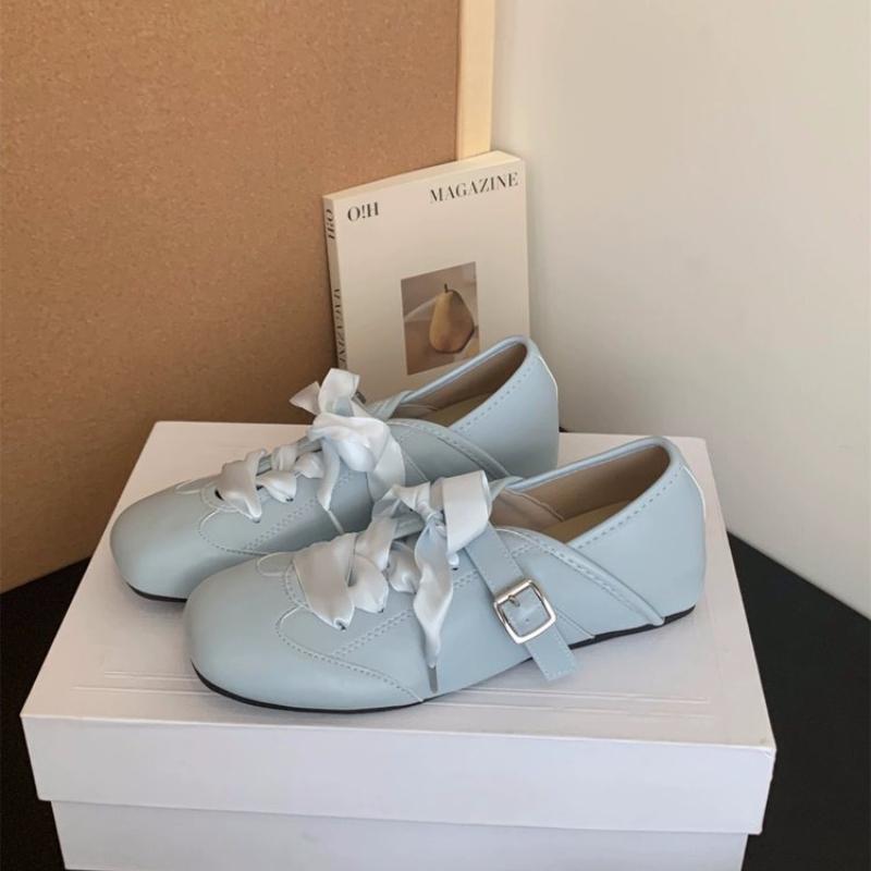 Fashion 2025 New Women Sneaker Bow Ballet Dance Mary Jane Shoes Summer Autumn Fashion New Dress Designer Shoes Casual Shallow Footwear