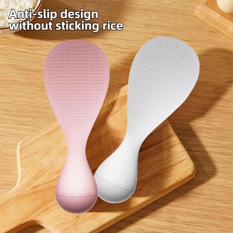 Food Grade Tumbler Rice Spoon Non Stick Standing Rice Spoon Scooper Spatula Multi-purpose Tableware Buffet Cooking Spoons Tools