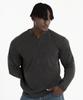 JELEVE Henley Neck One-Button Muscle Fit Long Sleeve