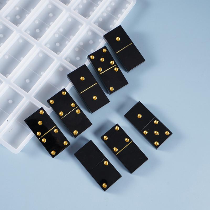 Diy Domino Formička Silikonová Forma Nástroje na Výrobu Řemesel Forma na Hru z Epoxidové Pryskyřice