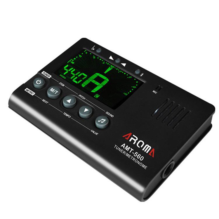 Anoma AMT-560: 3-in-1 Guitar & Chromatic Tuner with Metronome, Battery Operated.