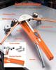 VEVOR Tubing Bender Kit, 1/4 to 7/8 Inch, Compact Ratcheting Tube Pipe Bender, Forward/Reverse Hand Bending Tool, with 7 Aluminium Alloy Dies