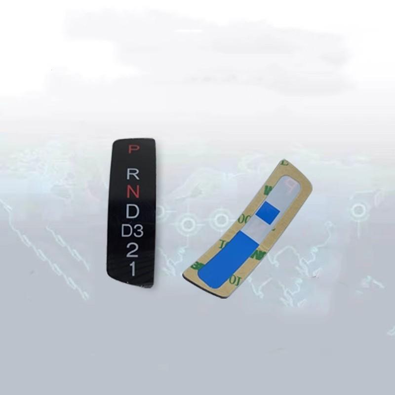 For Honda 8th generation Accord 2008-2013 Gear Display Sticker Shift Panel Letter Digital Stickers 1pc
