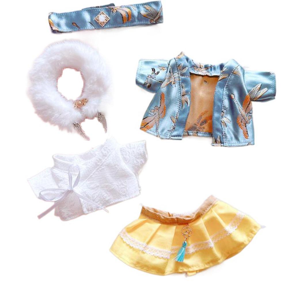 Ancient Costume 20cm Cotton Doll's Clothes Cotton Doll Outfit Dress  Kids Girls Toys