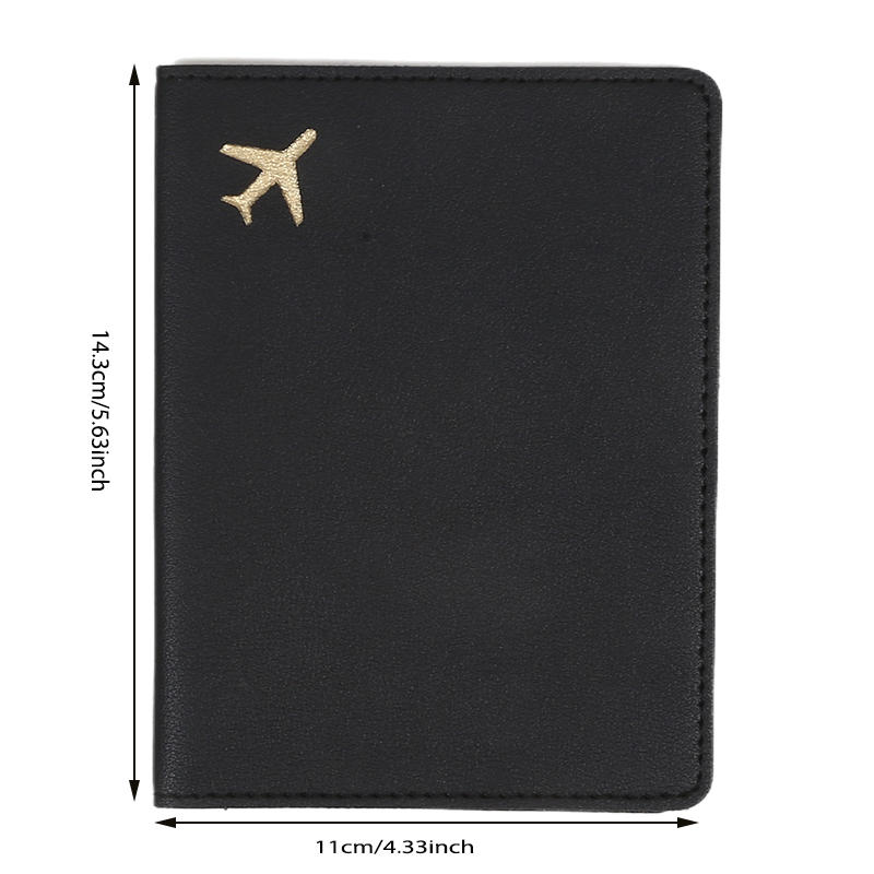 Women Men Travel Passport Holder Case High Quality Multifunctional Leather Passport Protector ID Card Wallet