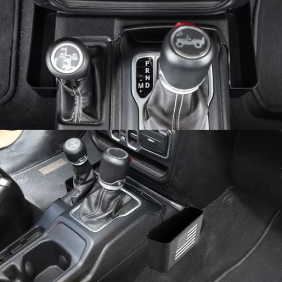 For Jeep Gladiator JT/JLU  2018-2024 Car Console Shifter Storage Box  Organizer