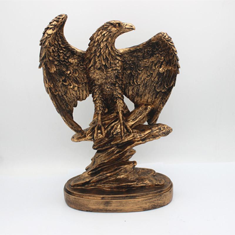 Bronze Resin Eagle Collectible Decorative Eagle Statue Home Decor Office Decor Statue, Art Decor Ornament, Birthday Holiday Gift