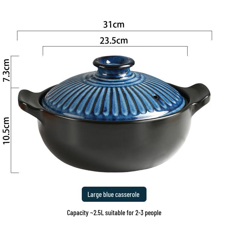 Versatile Ceramic Claypot for Rice and Stew
