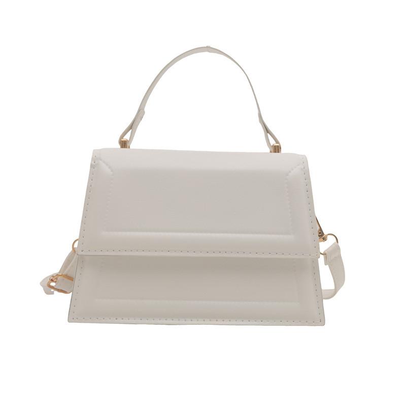 Fashionable Minimalist Small Square Handbag For Women With Unique Stitching Details