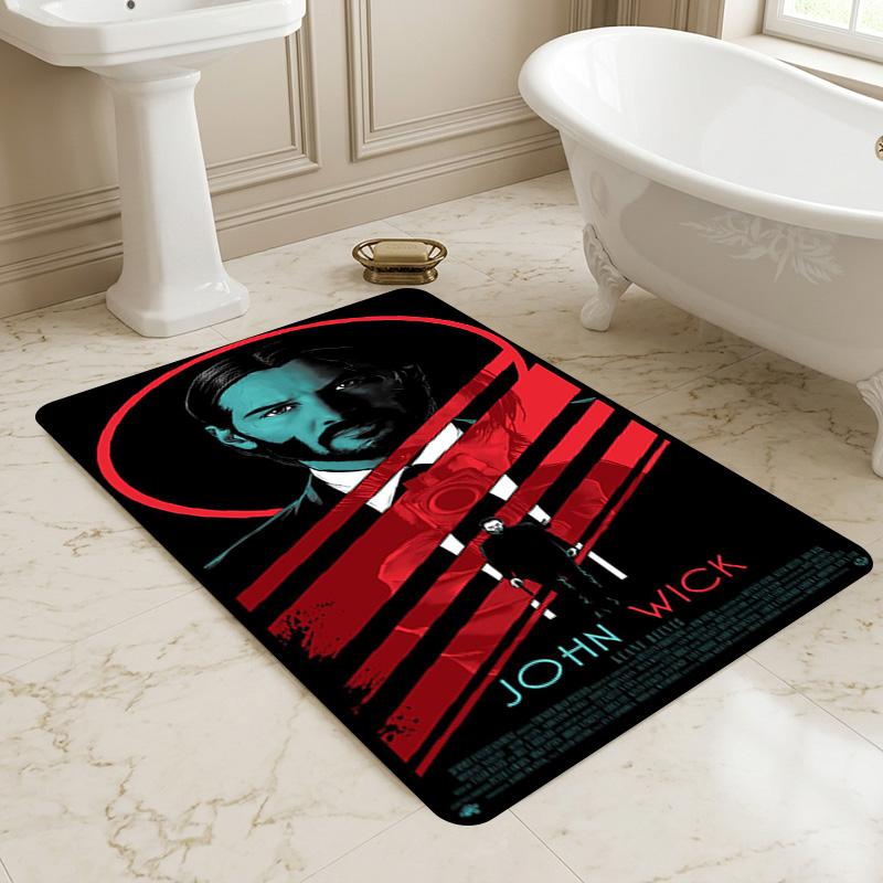 John Wick Living Room Nonslip Area Rug Soft Carpet For Bedroom Game Playroom Sofa Office Home Decor Doormat Christmas Gift C93014