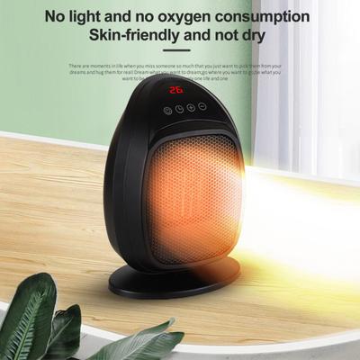 Malý prostorový ohřívač 800 W Vysoký výkon Nízká hlučnost Řízení teploty Automatické vypínání Stolní přenosný ohřívač Ventilátor Ohřívač místnosti
