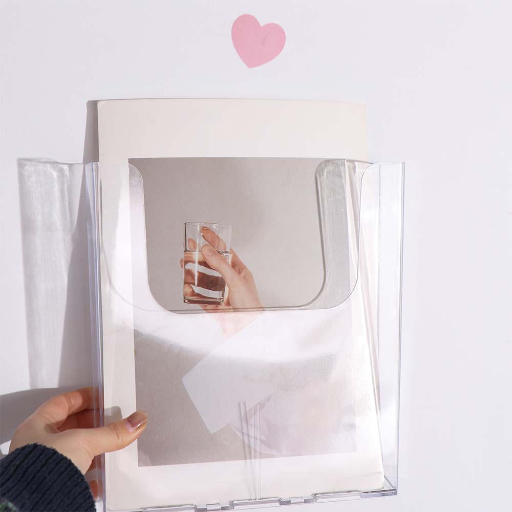 Przezroczysty wiszący organizer na dokumenty A4/A5 Stojak na dane Stojak na czasopisma Domowe biuro