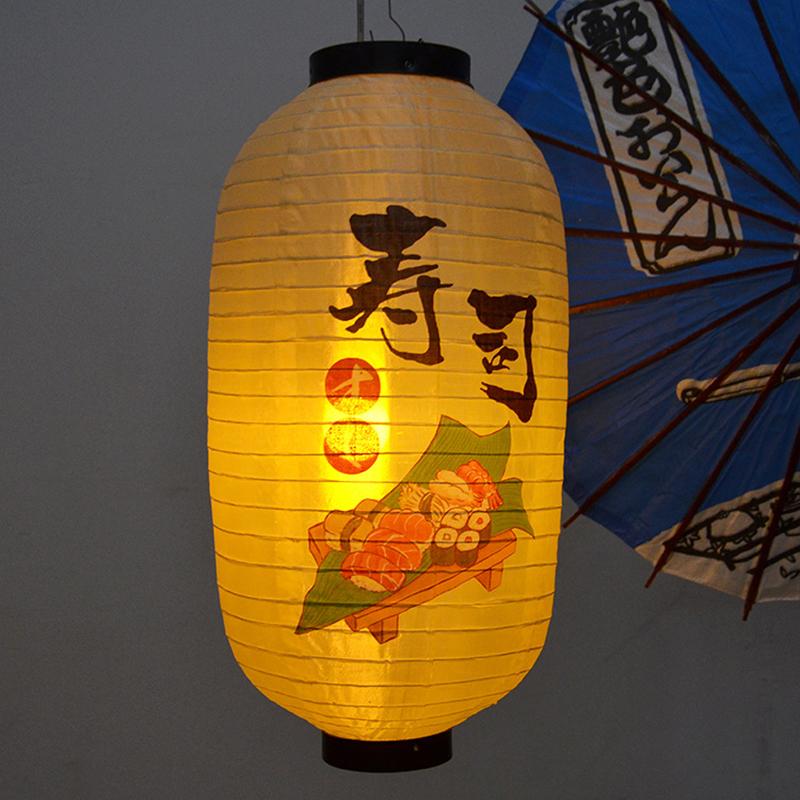 Japanese Style Satin Cloth Lanterns Pub Restaurant Decor Sign Bistro Sushi Sashimi Decor Waterproof Lantern Traditional Festival